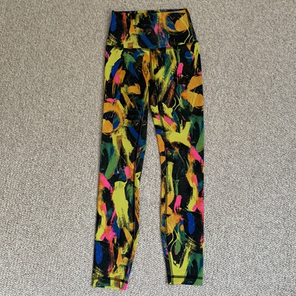 Brand New Lululemon Wunder Train High Rise HR Tight Undertone Rainbow (size 2) - Picture 5 of 8